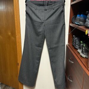 H&M grey subtle stripe pant size 10